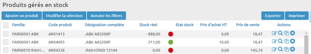 Aide à l’approvisionnement - Gestion des stocks Itool